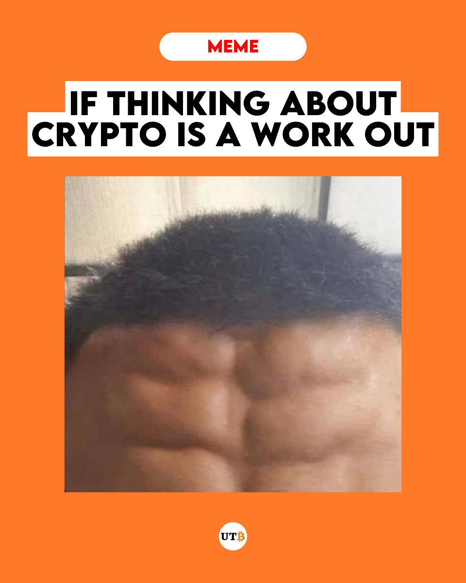 usethebitcoin's tweet photo. When you overthink your crypto so much, you end up with abs on your forehead instead of in the gym. ๐
๐ธย
#CryptoAbs #Crypto #Bitcoin #CryptoCurrency https://t.co/Dx4eA0s9Qr