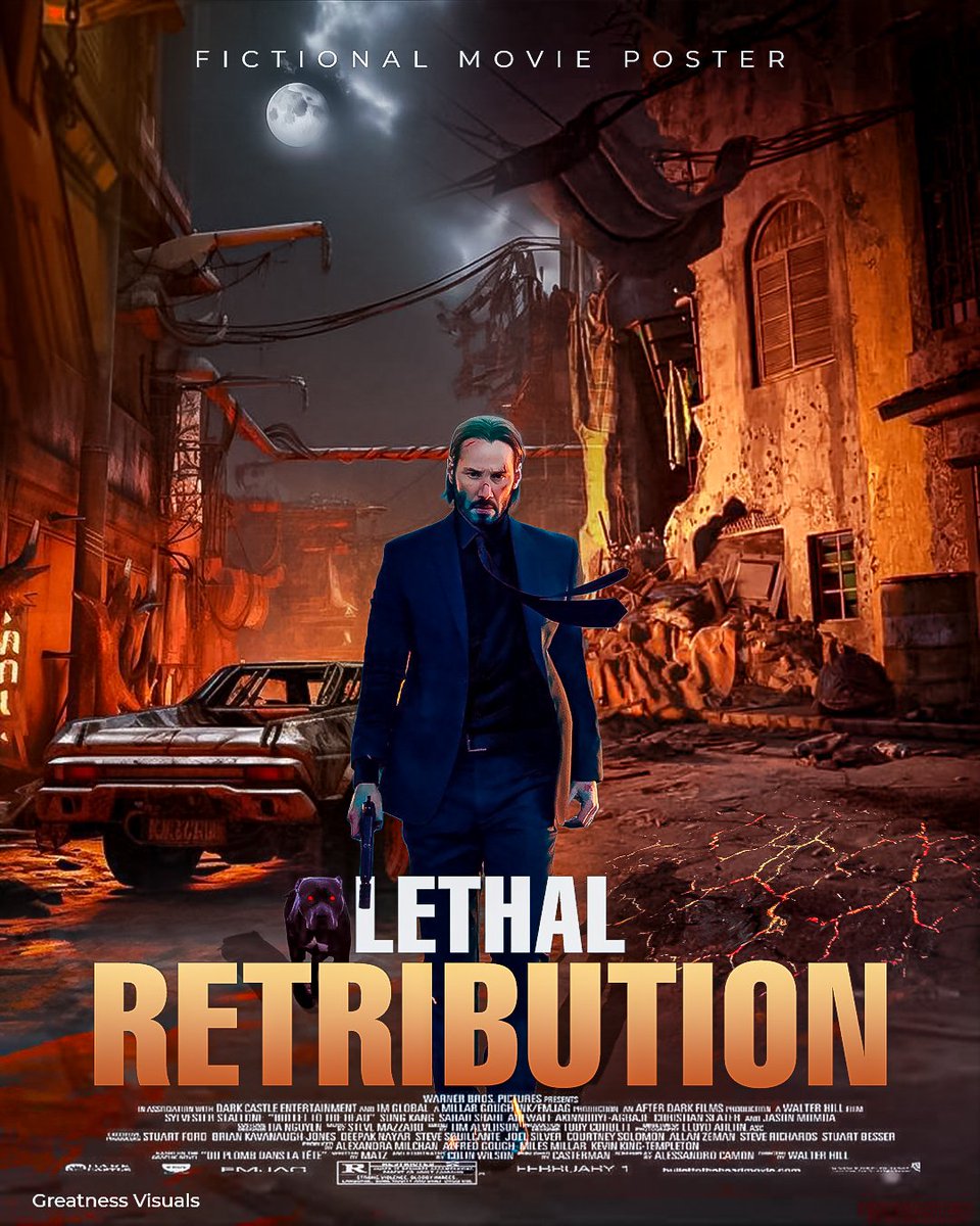 GreatnesOsawaru's tweet image. GREATNESS DESIGN CHALLENGE

DAY 23 - Movie Poster
                  Lethal Retribution 

Design drops daily at 12:00 PM WAT
📌 Like, Share, Follow &amp;amp; Comment to support!
🚀 Stay tuned for more creative designs!
#GreatnessDesignChallenge #designshowcase #creativeposter