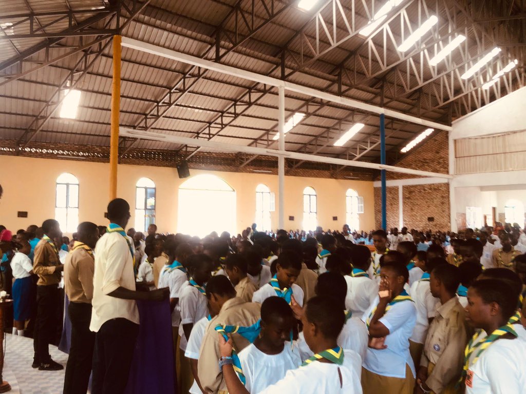 ClanRoverScouts's tweet photo. 📢 Happening Now!

A total of 84 new scouts ( Girls: 57 boys: 27 ) are taking their Scout Promise during the Closing Ceremony of Scout Week in Huye District at St. Thérèse Sub Parish. 🎉🔥 
@RwandaScouts @Uni_Rwanda @UrsuHuye @VUzabumugabo @NIRAGIRED https://t.co/ccY39H1auF