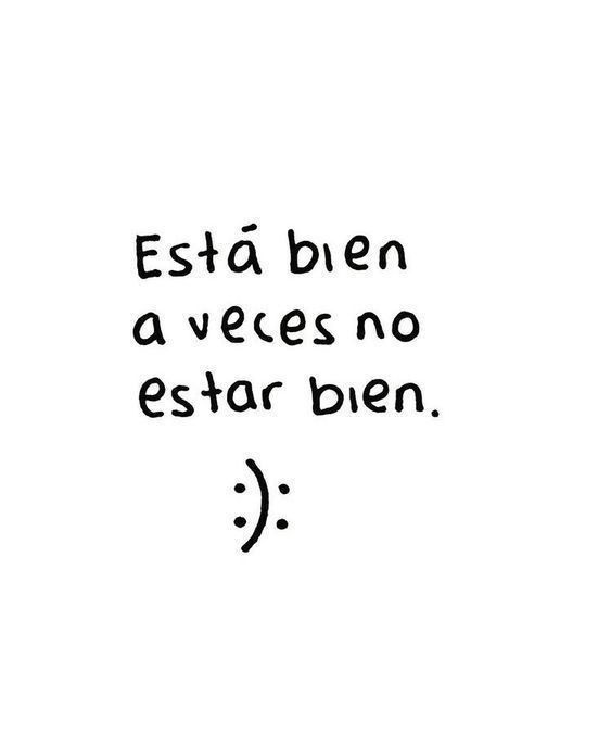 está bien.