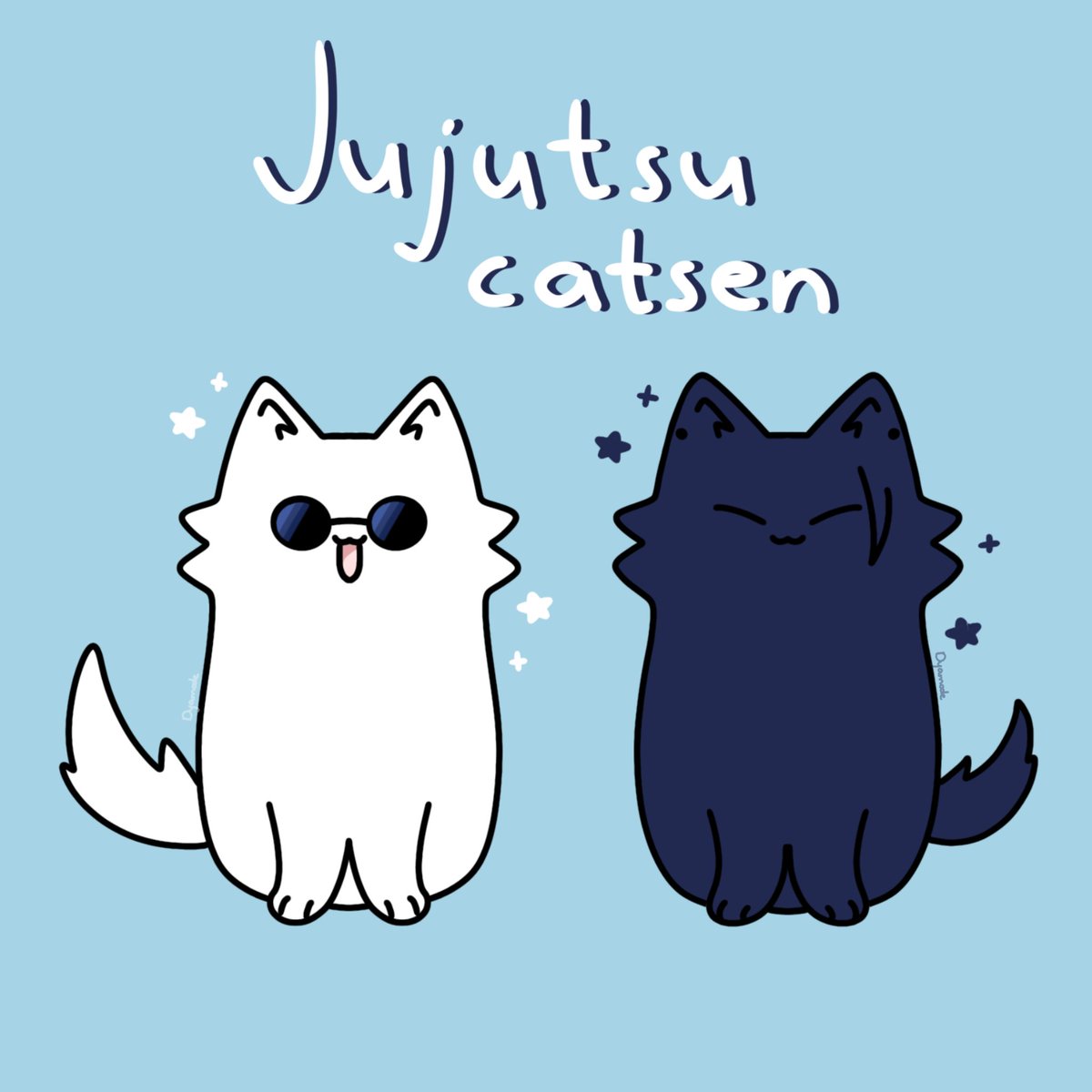 dyamode's tweet image. 💙 Jujutsu catsen 🖤 
(( I like Gojo but I'm more into team Geto~ let me know in the comments which character you like more?
Gojo💙 or Geto🖤? )) 

 #digitalart #art #geto #gojo #cat #gojocat #getocat #jjk #jujutsukaisen #artist #suguru #satoru