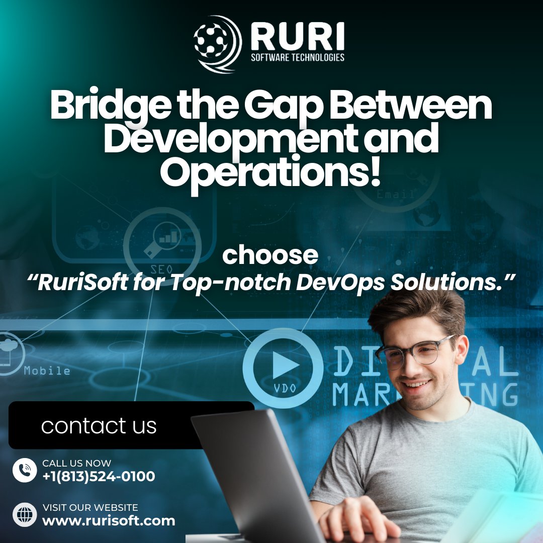 RuriSoftware's tweet image. What does bridging the gap between development and operations do?
It enables:
•Seamless collaboration
•Faster delivery cycles
•Unmatched scalability
Accelerate innovation with our tailored DevOps expertise>>
#DevOps #DevOpsSolutions #rurisoftflorida #rurisoft #florida