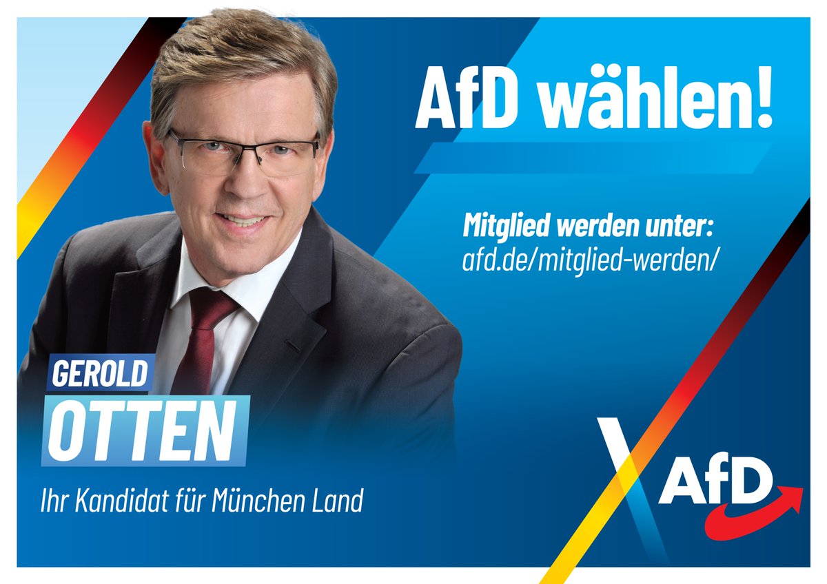 Heute AfD wählen und jetzt Mitglied werden!
🇩🇪🇩🇪🇩🇪

➡️ Link zum Mitgliedsantrag:
🔗 afd.de/mitglied-werde…