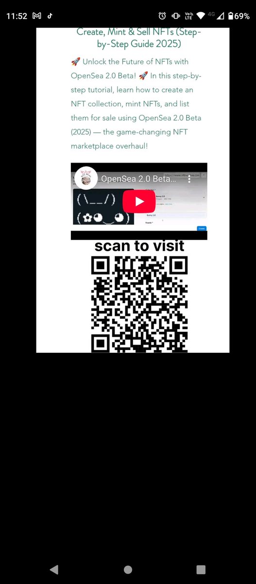NFTNoobie2023's tweet image. Master NFTs in Minutes: Create, Mint &amp;amp; Sell with OpenSea Beta
Learn to create an NFT collection, mint it, and list. Scan the QR code to visit my site for an easy tutorial. #NFTtutorial #OpenSeaBeta #CreateNFT #NFTminting #NFTcollection #CryptoArt #Web3 #NFTguide #LearnNFT