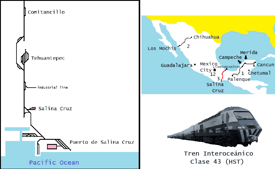 HeroMountstone's tweet photo. Este es el mapa de la ruta ferroviaria del "Tren Interoceánico" Línea Z de Coatzacoalcos a Salina Cruz en México.
https://t.co/G3WIUE8Arz
This is the railway route map of the "Tren Interoceánico" Line Z in Mexico.
メキシコの大洋間鉄道Z線の線路配線図です。
#Amfleet #HST #配線略図 https://t.co/jifwgWcewj