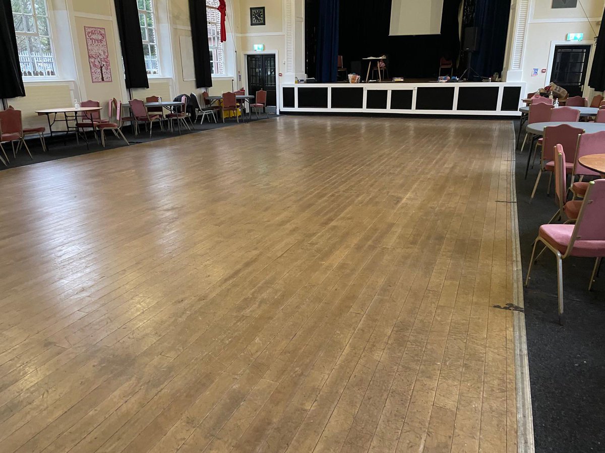 wfsnorthwales's tweet photo. It was a pleasure to restore this maple dance floor, for the Clock Tower in Mostyn.
We gave the floor a full sand and seal, finished with a 3 coat berger_seidle lacquer system. It looks stunning 💃 🕺
#renovation
#restoration
#dancefloor
#wood
#flooring
#mostyn
#northwales https://t.co/Q1jBcSoXmg