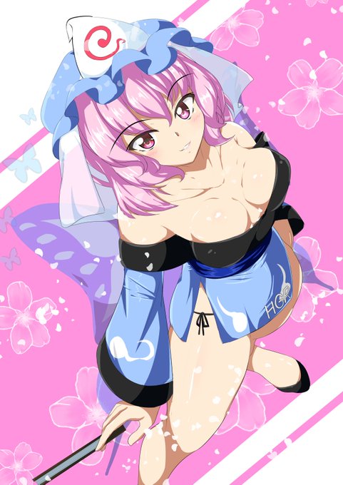 あとこのRQ幽々子さまもお気に入りで
とてもいいアングルで描けた思い出 