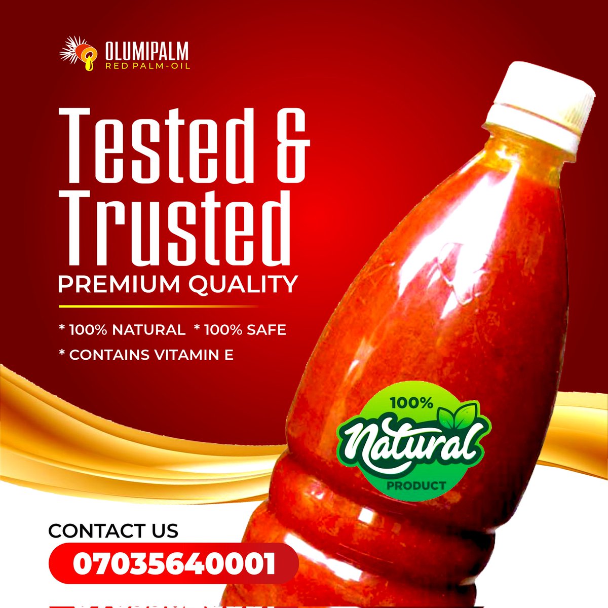 Afrika_Gfx's tweet photo. Nature's Gift: Pure Red Palm Oil. Experience the richness of Olumipalm's premium palm oil.
#PalmOil #RedPalmOil #SustainablePalmOil #PalmOilBenefits  #CookingWithPalmOil #PalmOilRecipes #OrganicPalmOil #NonGMO #PalmOilForHealth #flyerdesign #Logo #Logodesign #brandidentity https://t.co/W8560Yk7bZ