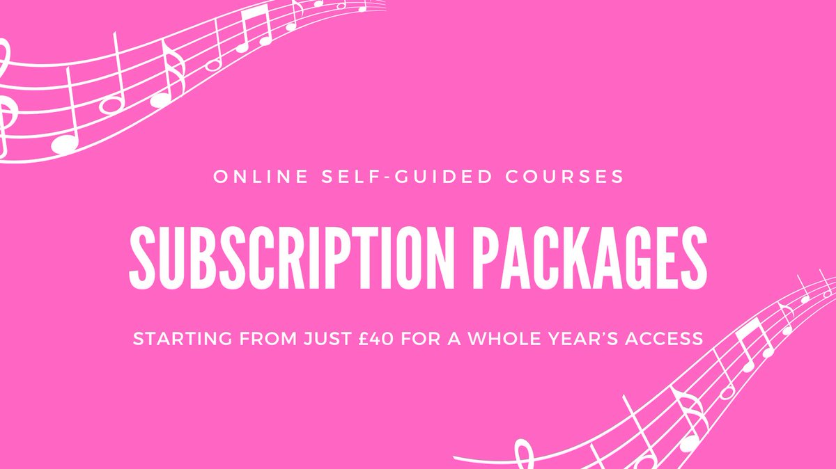 Great value subscription packages are still available for our Online Self-Guided Courses! Find out more: musiceducationsolutions.co.uk/ourcourses/