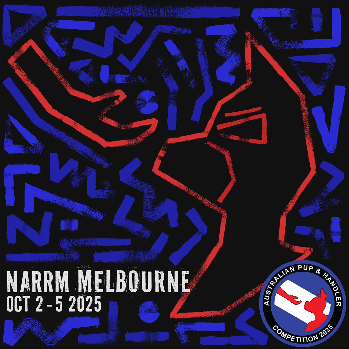 APHCOfficial's tweet photo. The Australian Pup and Handler Competition 2025 is coming back to Naarm/Melbourne for the first time since 2018— and this time, it's bigger than ever.

📅 October 2-5, 2025 https://t.co/aEVdS3TYH1
