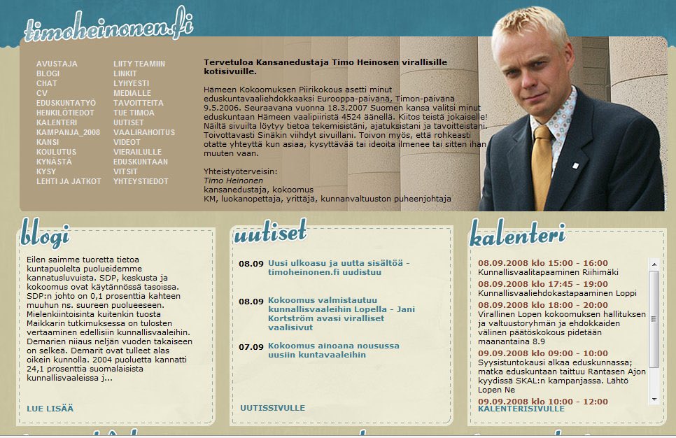 timoheinonen's tweet image. Blogini täyttää tänään 19 vuotta!

19 vuotta olen kirjoittanut blogia joka päivä 365 - Eli lähes 7000 päivittäistä blogin sivunavausta vuosien ja matkan varrelta.

#blogi #politiikka #kokoomus @kokoomus