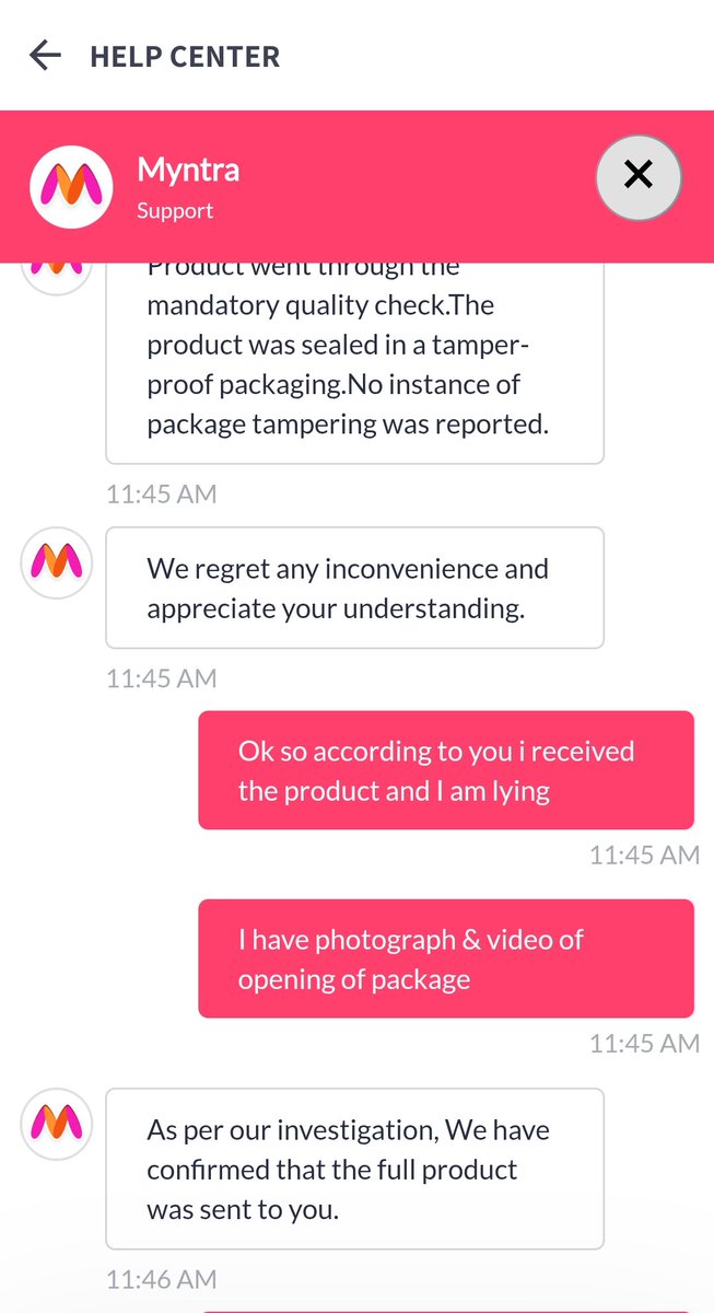 DrHimanshuSoni's tweet photo. Update Myntra is saying I have received silver coin but in reality they have scammed me
Saying me again &amp; again to wait for 48 hours
I have video &amp; photographs of Opening of package
They aren't even letting me post review on myntra to aware other people https://t.co/jeGWa3Cd3x