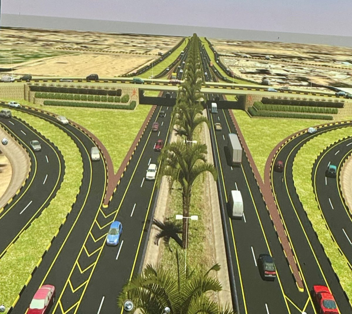 تصميم مشروع #جسر_السويق والطريق الرابط بين ميناء السويق والطريق السريع