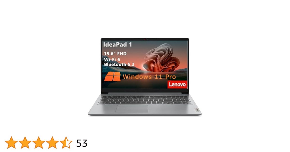 socialitelife's tweet photo. SL @amazon DEAL ALERT! SAVE 53%! Lenovo IdeaPad 1 Student Laptop Computer, 15.6" The IdeaPad 1 is equipped with an Intel Celeron N4500 processor (2C, 4MB Cache, Up to 2.8GHz) and integrated Intel UHD Graphics. https://t.co/WlF2xEt8yC #SLDeals #Shopping #ShoppingDeals https://t.co/Rn7eDUSj4Q