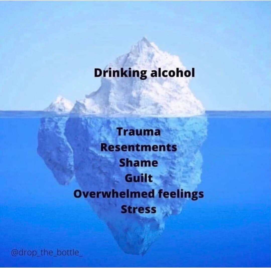 IrishAddRec's tweet image. We can't look back with remorse or morbid reflection. We won't be of service to ourselves or another human being.