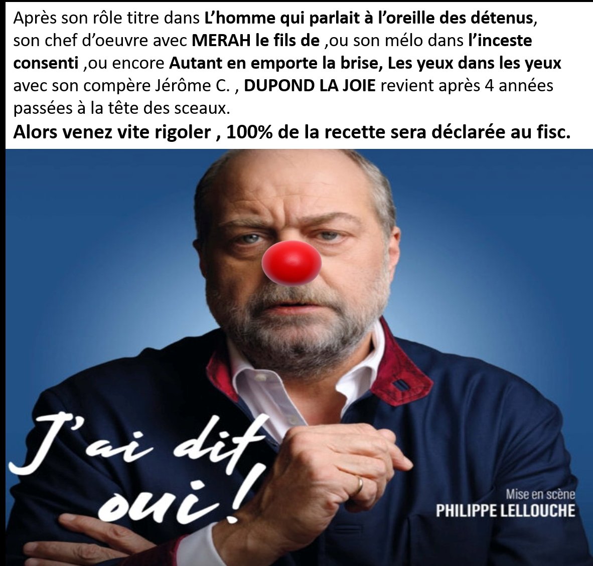 <a href="/E_DupondM/">Eric Dupond-Moretti</a> Chut !!!!! 🤫