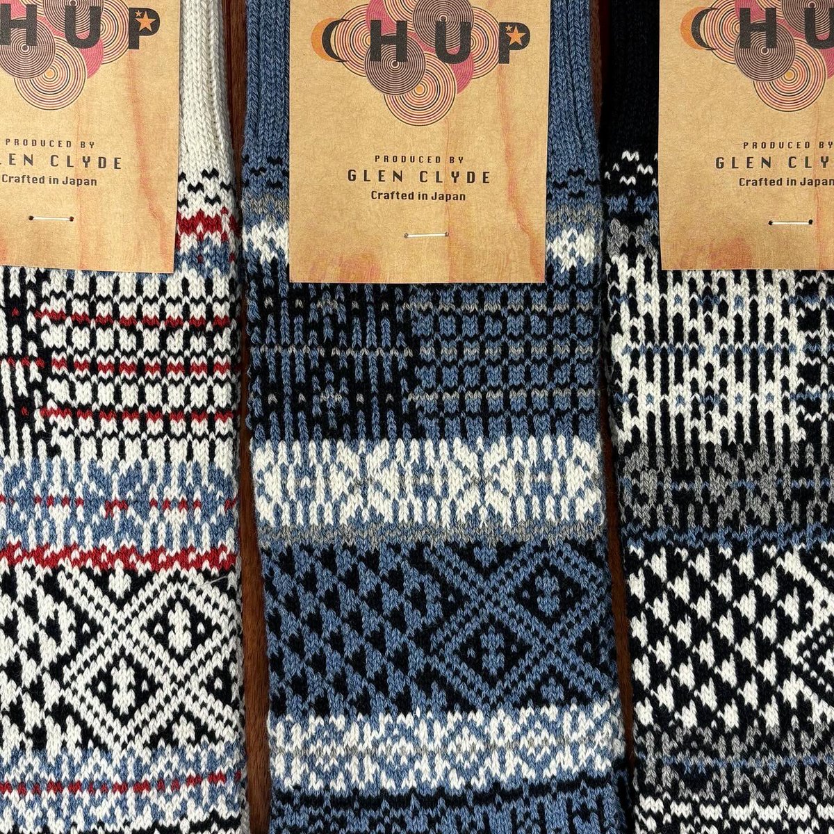 glenclydesocks's tweet photo. 本日は、世界中にファンが多いブランド〈CHUP〉より、
2025年春夏の新作「SOGNE」をご紹介します⭐️

みなさまのご来店を、心よりお待ちしております。

【CHUP】
item:SOGNE
color:アイスホワイト、ピジョンブルー、ネイビー
size:M（25-27.5cm）S（23-25cm）
price:¥3,300taxin

#靴下　＃日本製 https://t.co/eQfDL0ul7W