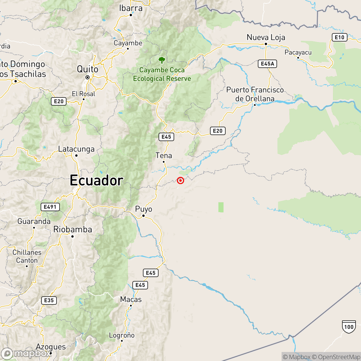 IGecuador's tweet photo. [PRELIMINAR]
Evento: igepn2025dtkg
Ocurrido: 2025-02-23 02:25:18
Mag.: 5.6M
Prof.: 5.0 km
Lat.: 1.162° S
Long.: 77.663° W
Localizado: a 24.84 km de Tena, Napo
Sintió este sismo? Repórtelo: https://t.co/4aquz4WmMA https://t.co/qJmMYRfnbF