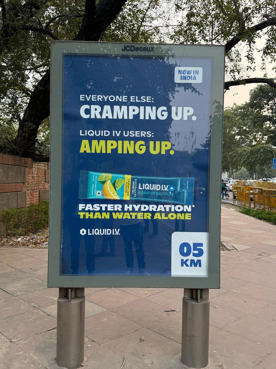 the most sarcastic billboard I saw today 😂 <a href="/liquidiv_india/">Liquid IV</a>