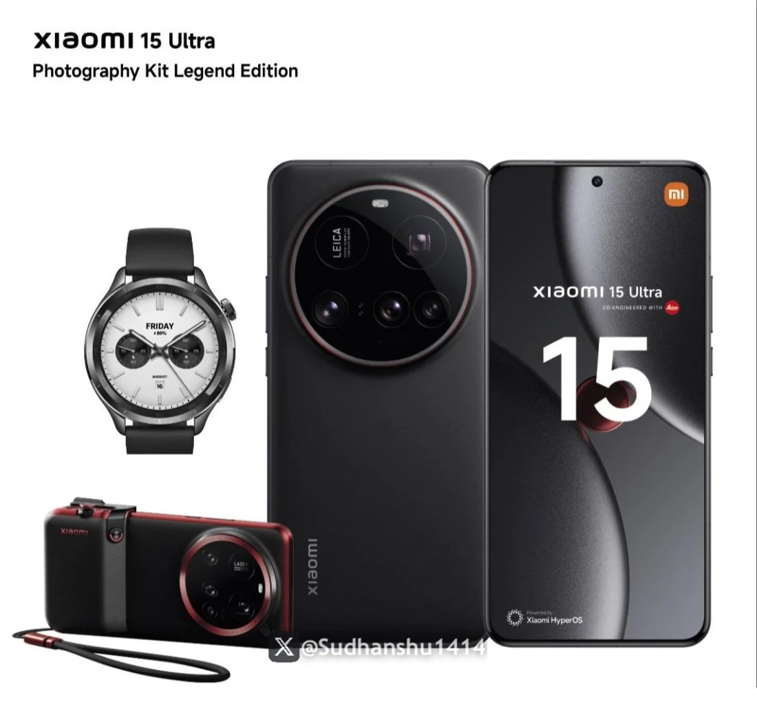 国内版 Xiaomi15 Ultra 512GB+Legend Kit 限定版 Xiaomi15 Ultra シルバークローム + Photography Kit Legend Edition
