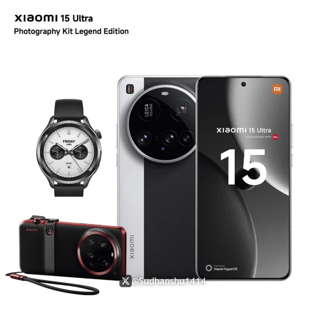 Exclusive: Xiaomi 15 Ultra Photography Kit Legend Edition renders