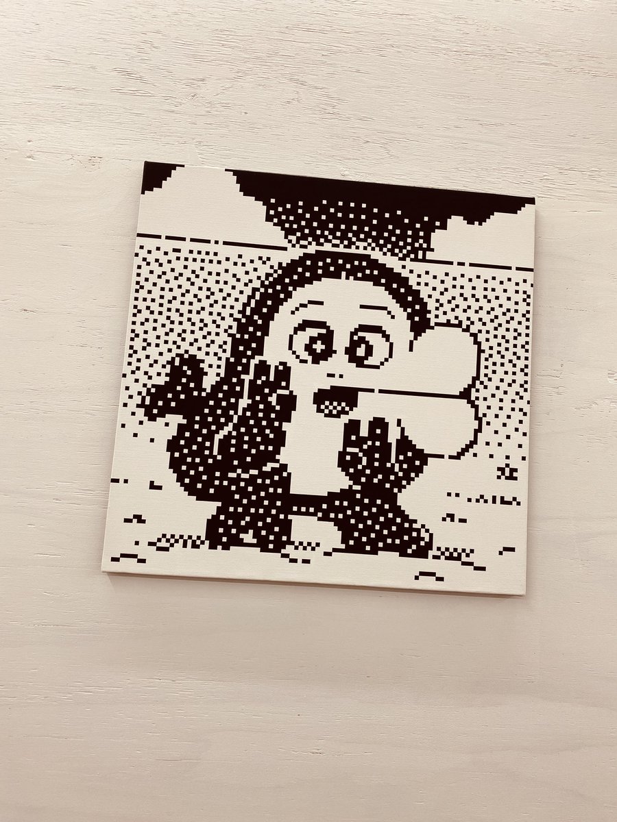AC部展見に行ってきた
ピグマペンでドット打ってた 