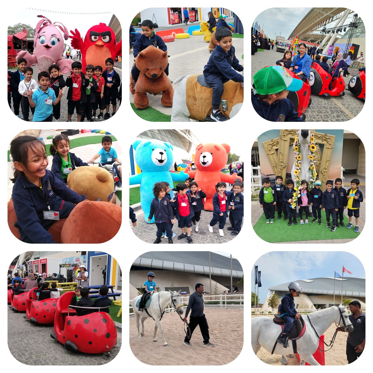 kidnaroundkg's tweet photo. We had a fantastic day out last Thursday attending the Equestrian Season 2025 Championships at the Al Shaqab Equestrian Club.
#Horses #EquestrianClub #AlShaqab #Tour #Trip #Fun #DayOut #TermTwo #KidnAround #Education #School #Doha #Qatar #makingadifference #روضة #روضة_كيدن_اراوند https://t.co/TXi9uNeX3f