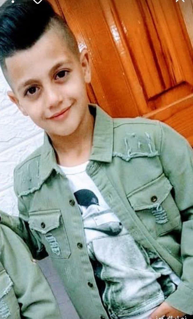 KNEECAPCEOL's tweet photo. This is Ayman age 12 from Hebron and Rimas age 13 from Jenin.

Both were shot in back with assault rifles yesterday from armoured vehicles.

Shot as they played in their streets.

Killed by Israeli occupation forces for fun. 

FUCK ISRAEL - don’t believe their lies they are murdering fanatical c*nts