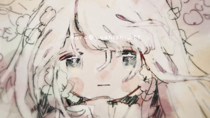 wip きれいに整えない線も好き