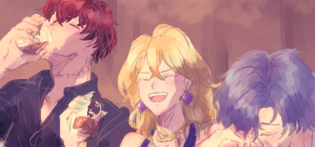 #密やかに乾杯_アフター
サブキャラ魔女オンリーで展示した絵+αです🥂

↓チレッタとシャイロック
https://t.co/BbujTlQOPG
↓エヴァとソフィ
https://t.co/zrqdDWeJZ0
↓追加で描いたチレッタとフィガロ
https://t.co/0rZCNOP8iB 