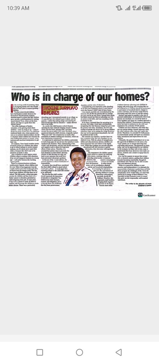 Diocese of Muhabura (@muhaburadiocese) on Twitter photo Who is in charge of our homes? This is the question posed by Mrs. Jackie Baganizi to parents, highlighting that families play a crucial role in raising children for a brighter future & strengthening God's ministry. Thanks, Mrs. Jackie & <a href="/newvisionwire/">The New Vision</a> for this insightful article. Who is in charge of our homes? This is the question posed by Mrs. Jackie Baganizi to parents, highlighting that families play a crucial role in raising children for a brighter future & strengthening God's ministry. Thanks, Mrs. Jackie & <a href="/newvisionwire/">The New Vision</a> for this insightful article.