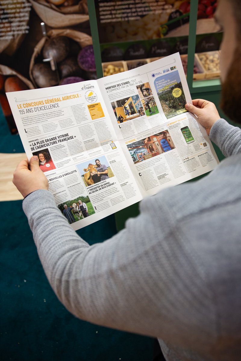 📣 Exposants, professionnels, restez informés avec la Gazette d’Oupette !

🗞️ Actus, photos exclusives et interviews inspirantes pour ne rien manquer du #SIA2025.

📅 Tous les matins du 22/02 au 02/03 🔗 Les éditions en ligne sont disponibles ici : salon-agriculture.com/fr-FR/actus/La…