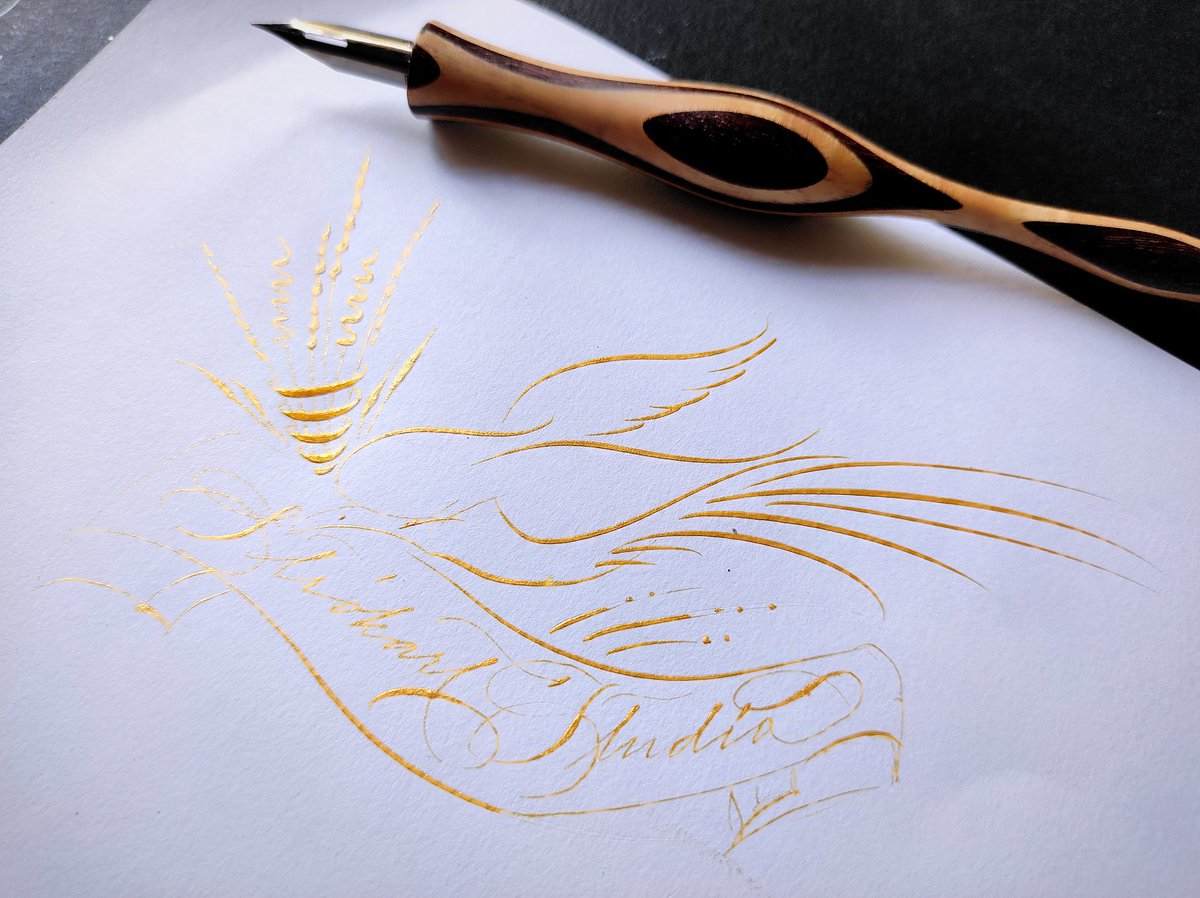 StrokartStudio's tweet photo. Should I change my header to this ? 

#Calligraphy #offhand #flourishing #strokart_studio #art #ArtistOnTwitter https://t.co/xuYbw0gBPB