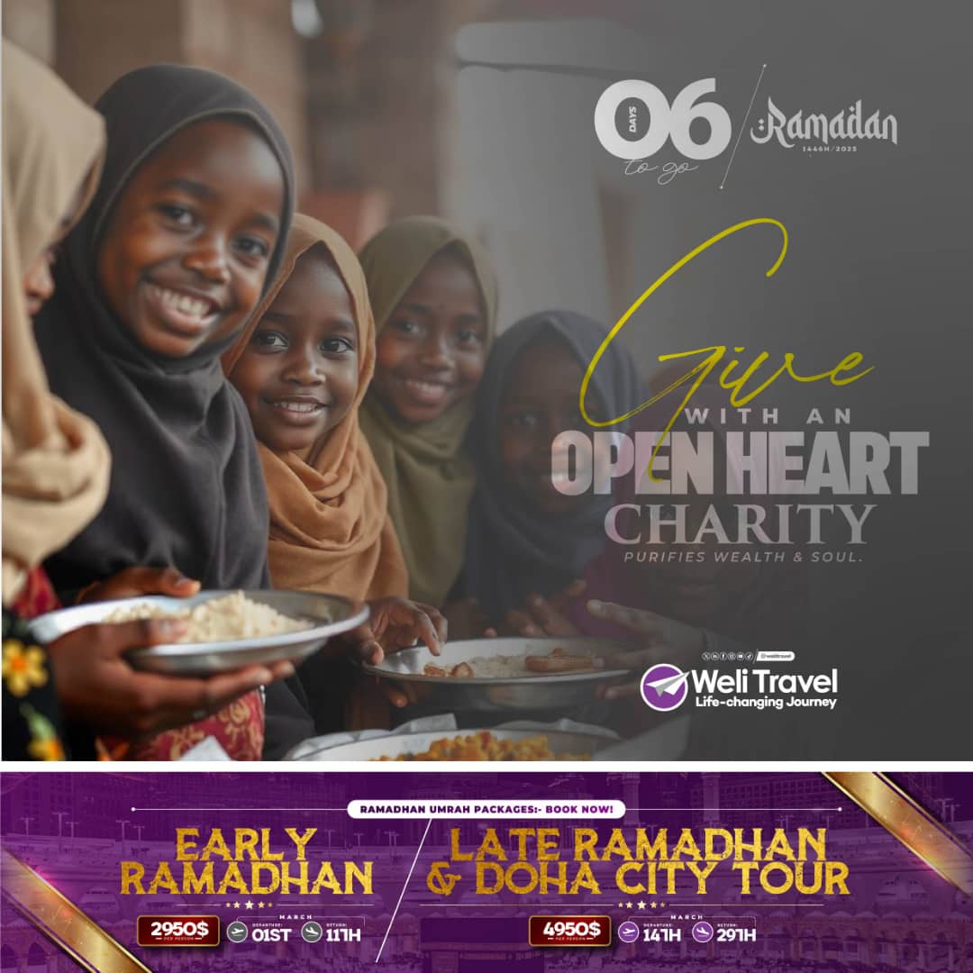 6 days until Ramadhan!

Let's purify our hearts and embrace the spirit of giving as we countdown to a month of reflection.

#WeliTravel
#Ramadhan2025
#CountdownToRamadhan