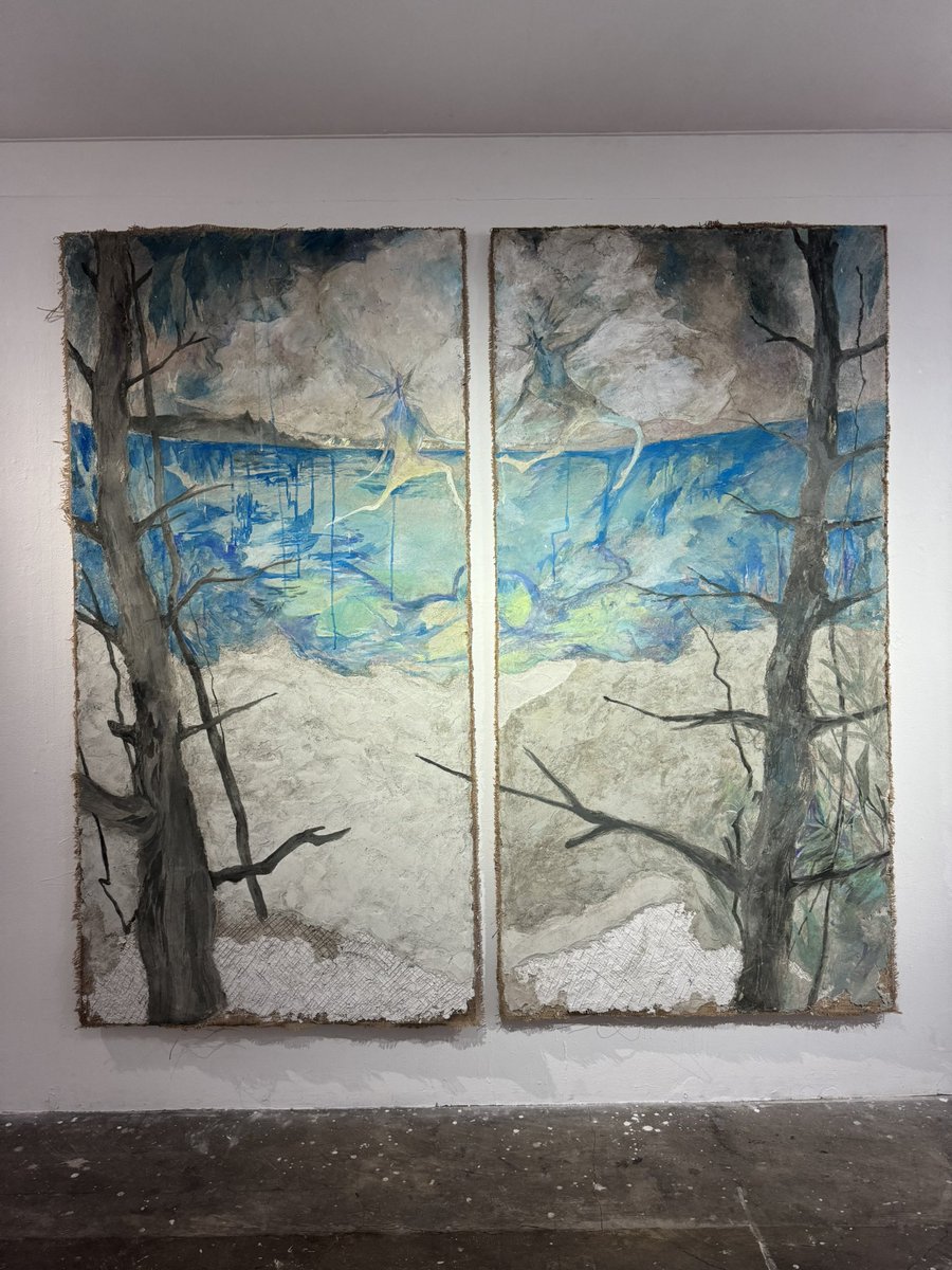mujina1985's tweet photo. 千島あすか + 並木咲「遠歩き、遠廻り」at 小金井アートスポットシャトー2F 2月23日18時まで https://t.co/iAdGVy9EI0