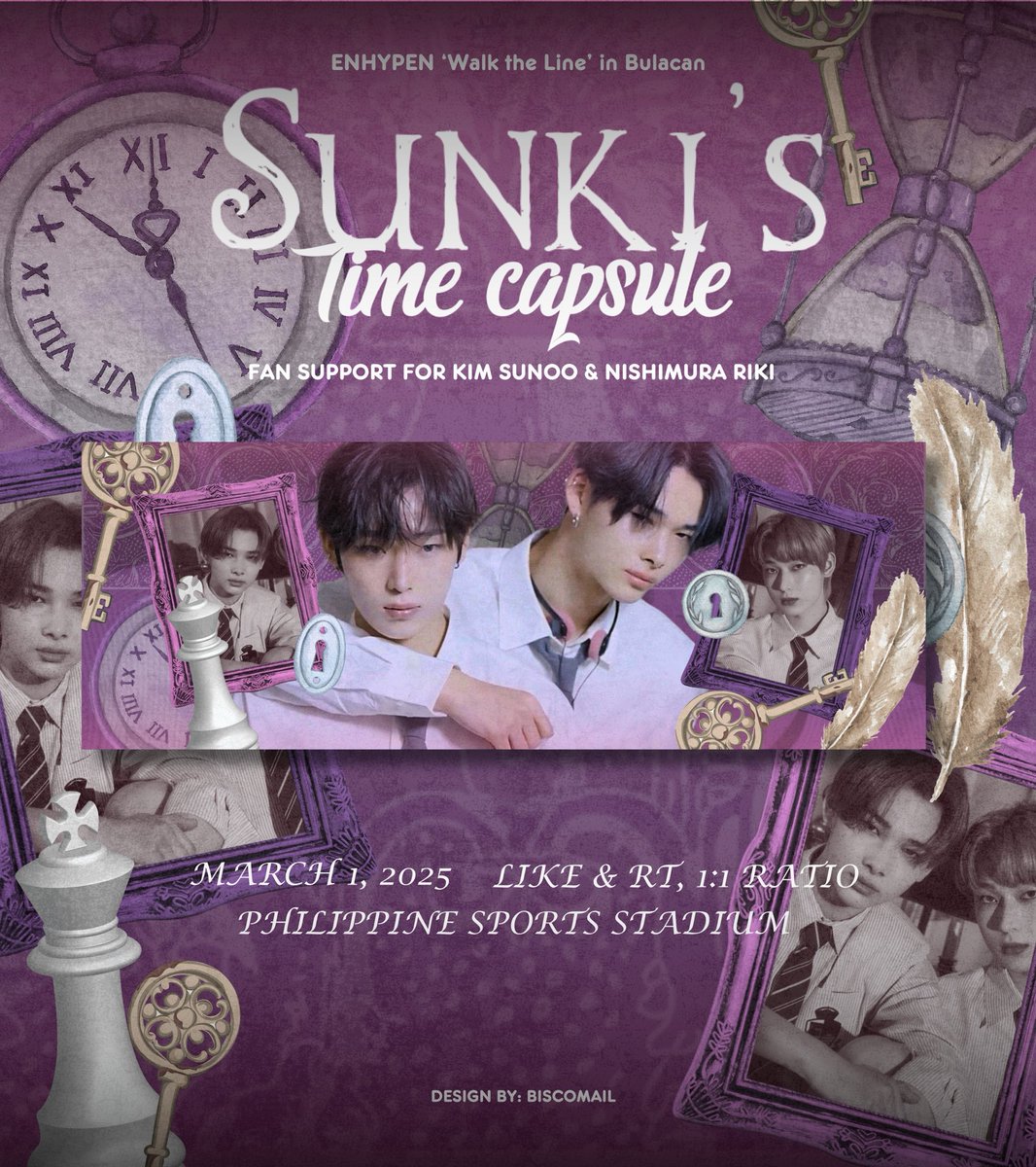 haerikichan's tweet photo. SUNKI’s time capsule ⏳

— fan support by: @skynanishi @qalleriki @ni_kischeeks 

• like &amp; rt 
• strictly 1:1 ratio 
• limited quantity 

~ time tba
~ see u on march 1 

#WALKTHELINE_IN_BULACAN https://t.co/5YZOUIl8sf