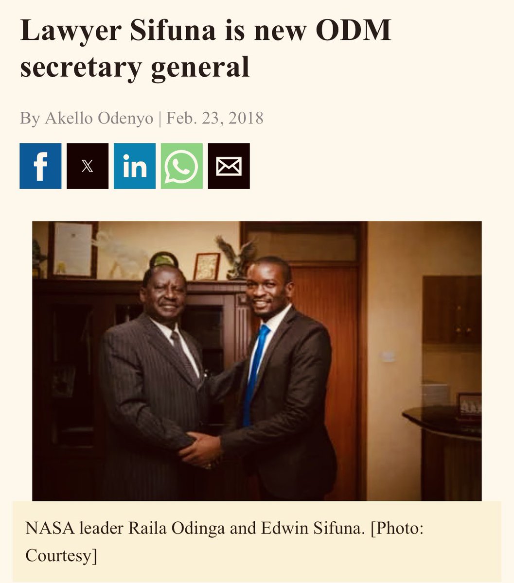 MrKipkalya's tweet image. HAPPY ANNIVERSARY EDWIN SIFUNA
Today marks SEVEN years since Senator @edwinsifuna , CBS, MP, became ODM Secretary General. As of six months ago, he already became the longest serving SG, so he breaks his own record with each subsequent day spent in the position. Knowing the…