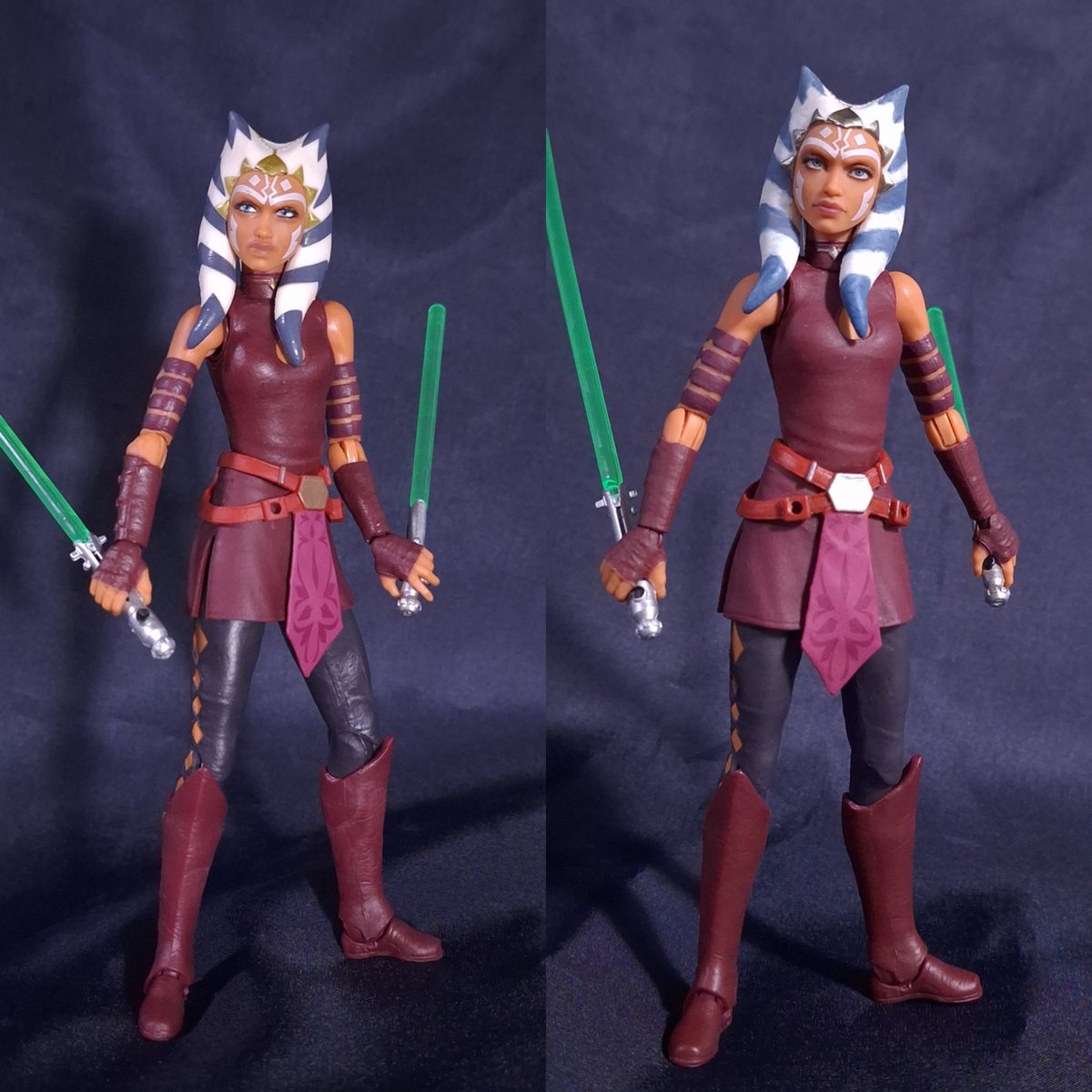 chewie1539's tweet photo. 【Ahsoka Tano】
Hasbro BlackSeries  custom
#starwars #hasbro #blackseries 
#clonewars https://t.co/tei74k6xlm