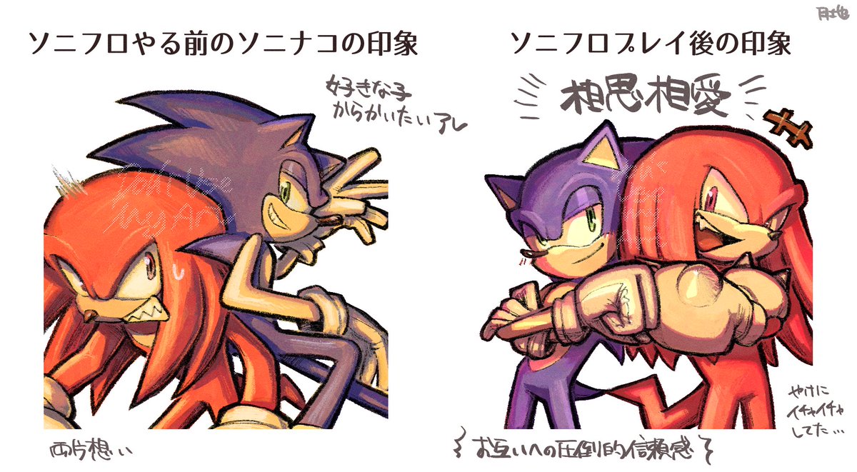 #ソニナコ #sonknux 
ﾌﾛにやられました
