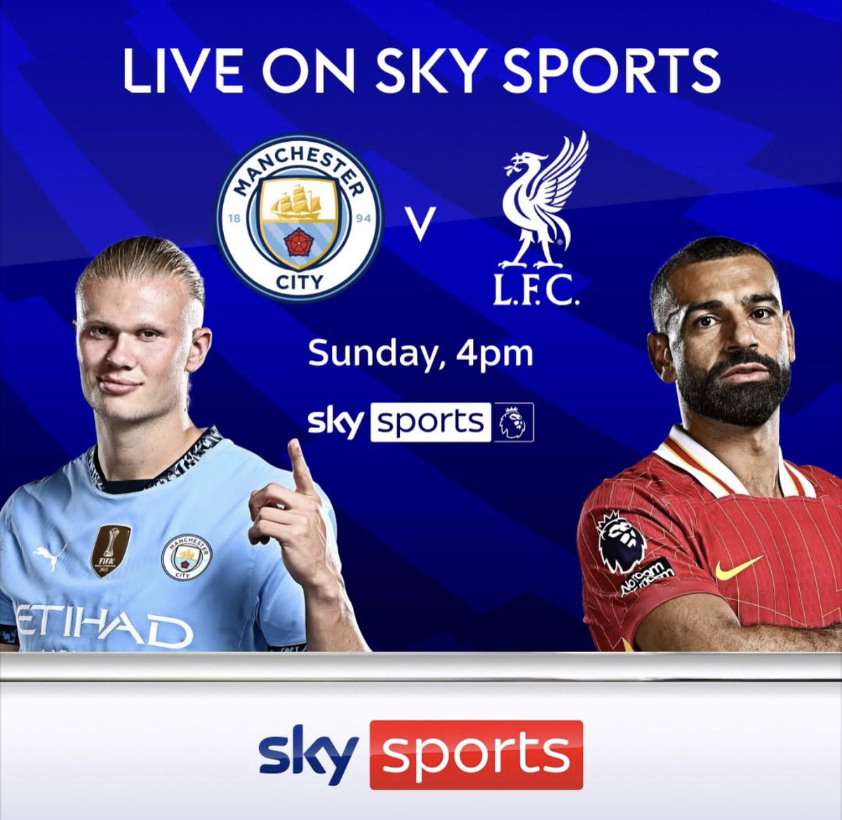 It’s the Big one #Mancity v #Liverpool 4pm plus Newcastle v Forrest 2pm in Union and Farmers Arms