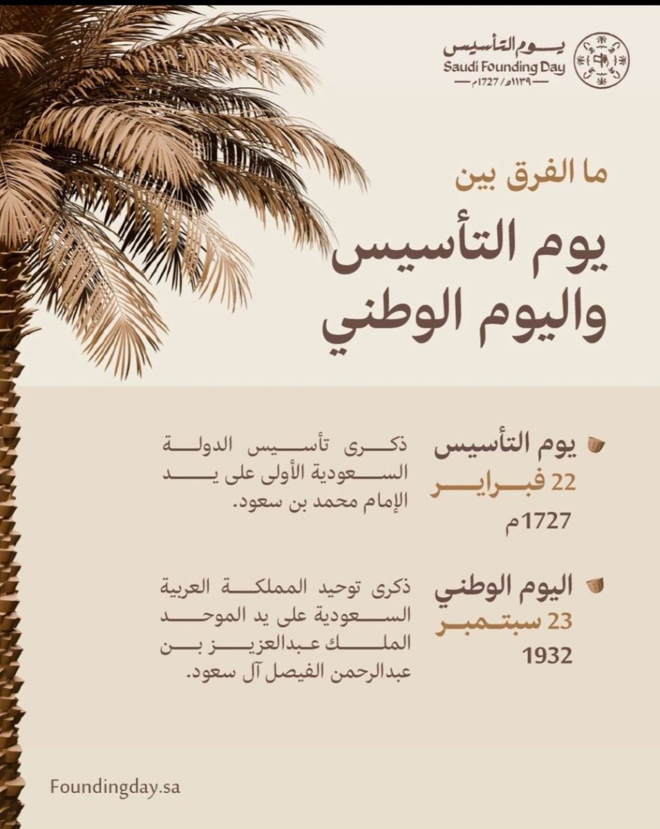 #يوم_التاسيس

السعودية.. جذور التأسيس وقمة الازدهار