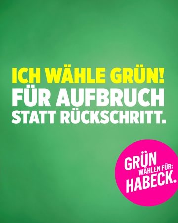 Schönen Sonntag! 💚

Der Wahltag ist da. Ab ins #Wahllokal und #GehtWaehlen für eine #GrueneZukunft 

#Bundestagswahl2025 #Habeck4Kanzler