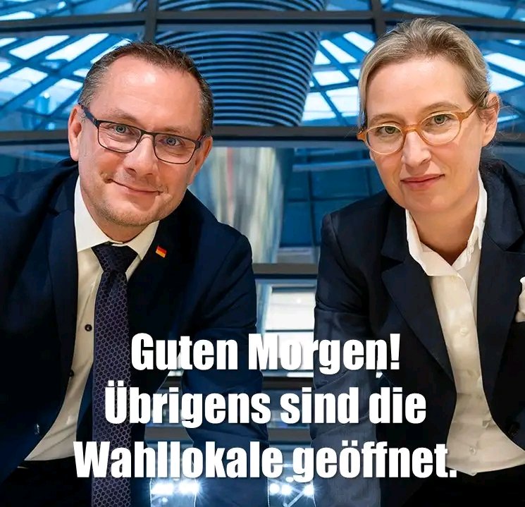 Es ist Zeit für Deutschland 
und Alice Weidel 
🇩🇪🌞💯💙💙💙💙💙💯🌞🇩🇪