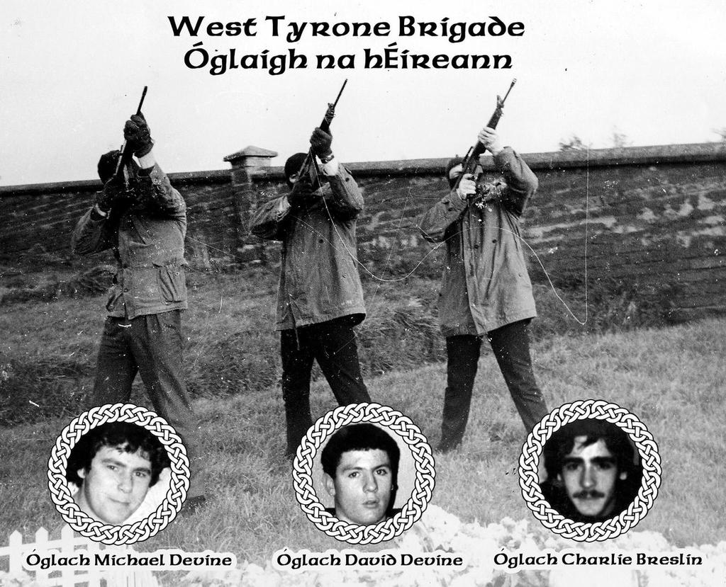 BelfColm74's tweet image. 23/02/1985
Vol Charlie Breslin 
Vol David Devine
Vol Michael Devine

Always Remembered 🇮🇪✊🏻

🎶 what grief for these  two families
their hearts so filled with pain,
To see their sons go out that night and not return again🎶