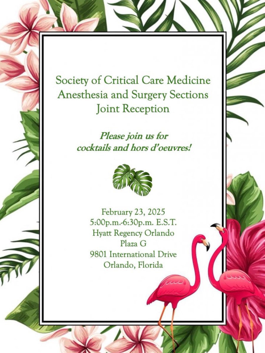 SCCM Surgery Section (@sccm_surgery) on Twitter photo Quick reminder of today’s reception <a href="/SCCM/">SCCM</a> <a href="/SCCM_Anesth/">SCCM Anesthesiology Section</a> & <a href="/SCCM_Surgery/">SCCM Surgery Section</a> Reception Quick reminder of today’s reception <a href="/SCCM/">SCCM</a> <a href="/SCCM_Anesth/">SCCM Anesthesiology Section</a> & <a href="/SCCM_Surgery/">SCCM Surgery Section</a> Reception
