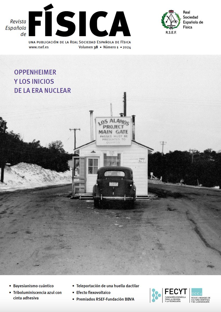 GEDHFQ's tweet photo. ¿Conoces Revista Española de Física, la revista de la @RSEF_ESP? En ella encontrarás artículos sobre avances, divulgación, didáctica e historia de la física. Si eres docente de Secundaria, te animamos a su lectura... ¡y a publicar en «Notas de clase»! https://t.co/c7VeEdRVlY https://t.co/YB31NM1UrX