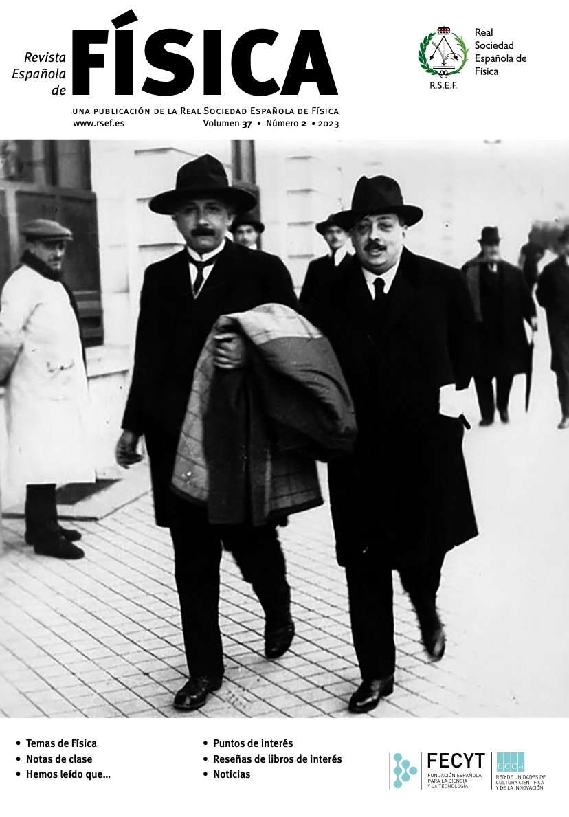 GEDHFQ's tweet photo. ¿Conoces Revista Española de Física, la revista de la @RSEF_ESP? En ella encontrarás artículos sobre avances, divulgación, didáctica e historia de la física. Si eres docente de Secundaria, te animamos a su lectura... ¡y a publicar en «Notas de clase»! https://t.co/c7VeEdRVlY https://t.co/YB31NM1UrX