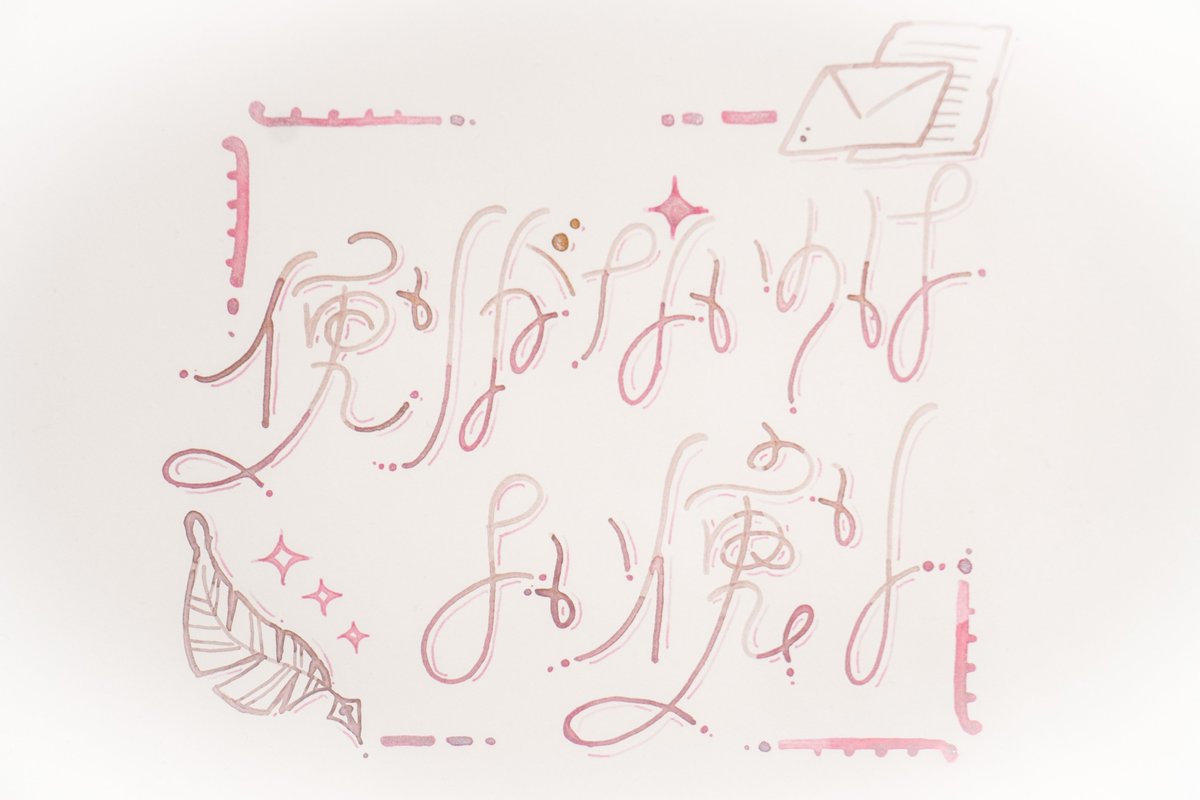 「便りがないのは よい便り」

Ink:NEKO NO TE INK -jiro-(ユーアーツ)、Lady Rose in Gold(FERRIS WHEEL PRESS)
Pen:ぽちょペン、Ore Glass Pen
#哲磋 #インク沼 #ユーアーツ