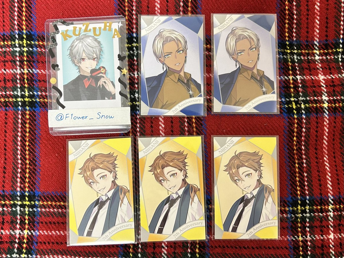 《交換》 
にじさんじ 7周年 7th Anniversary チェキ風カード

求 ⇒ 🎲（同異種）
譲 ⇒ N：✌️🦊(3)、💧(2)

𑁍基本N⇄N（N２⇄R１点も可）
𑁍異種はリトリンを参照ください
𑁍都内手渡し 又は 郵送
𑁍検索からお気軽にお声掛けください