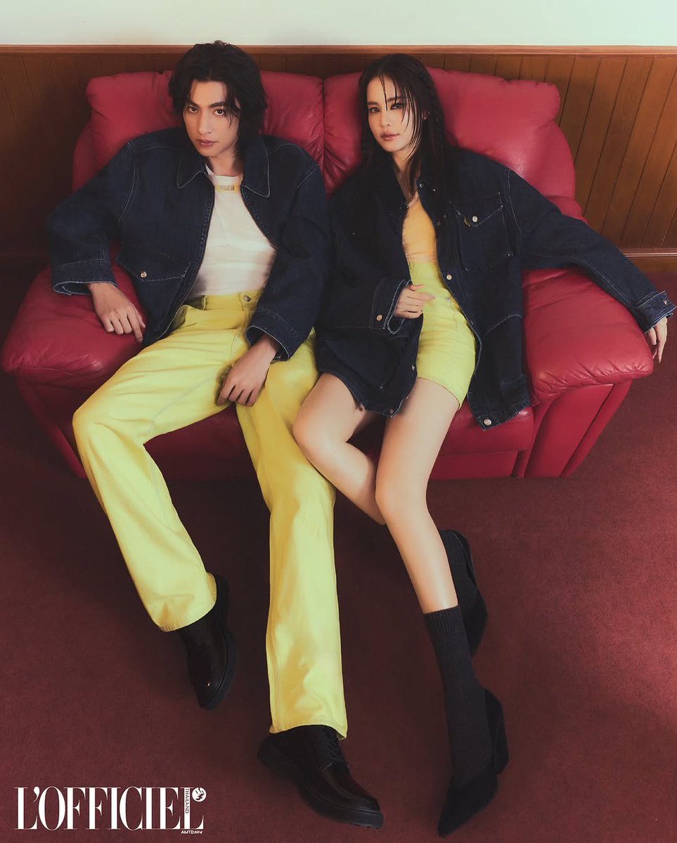 chee_mikyla's tweet photo. IG-FB: lofficielthailand 

Fun, challenge the summer hot steam Go with Bow and @gulfkanawut, two hot actors In the Cool Denim Fashion Set from #OnitsukaTigerSS25 collection.

#OnitsukaTigerXGULF 
#OnitsukaTiger
#GulfKanawut
@OnitsukaTiger 
#DEVINITA https://t.co/MRfe32OWYp